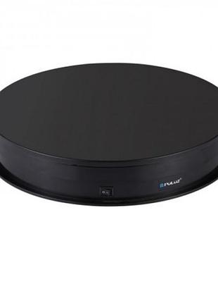 Предметный стол поворотный 30 см черный для фото-видеосъемки puluz pu3049b