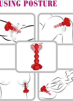 Анальная пробка butt plug flower tornado 2