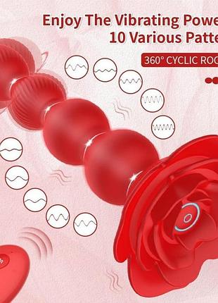 Анальная пробка butt plug flower tornado 4