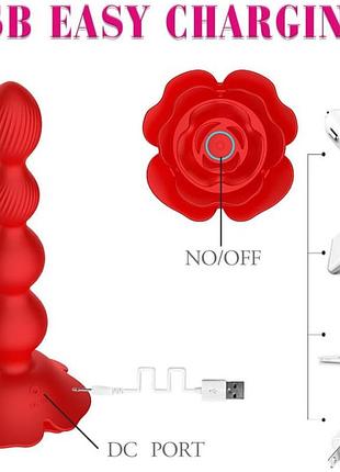 Анальная пробка butt plug flower tornado 5