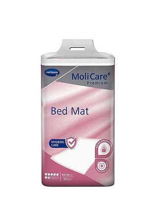 Пелюшка поглинаюча гігієнічна molicare® premium bed mat 7 крапель 60x90 см 25шт/уп.