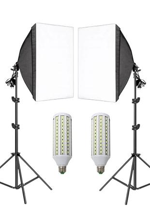 Постоянный студийный led свет prolight 50х70 см (светодиодные лампы 60 вт.)