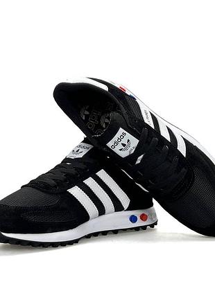 Adidas la trainer black white 8