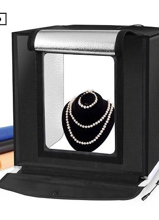 Световой лайткуб 40 см puluz pu5040eu фотобокс 144 led