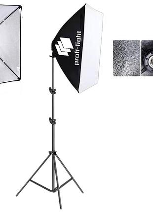 Софтбокс 50х70 см с патроном е27 profi-light ps-571 + стойка 2 м