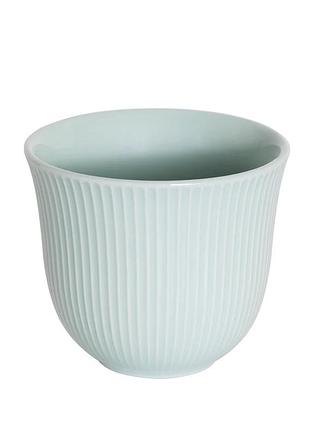 Чашка loveramics brewers 80ml embossed tasting cup celadone blue