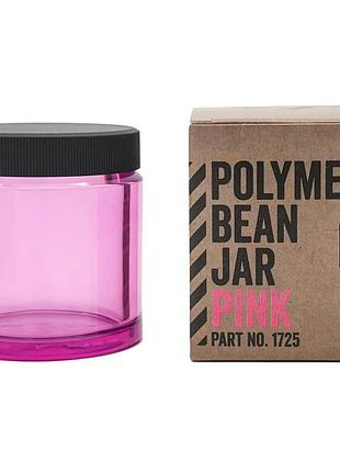 Емкость comandante polymer pink баночка колба для кофемолки команданте из полимера