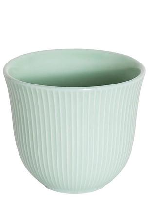 Чашка loveramics brewers 80ml embossed tasting cup celadone green