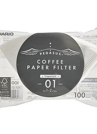 Фильтры hario pegasus coffee paper filter 01