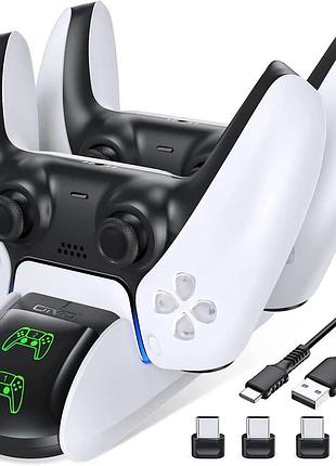 Зарядна станція для двох контролерів ps5 oivo iv-p5207