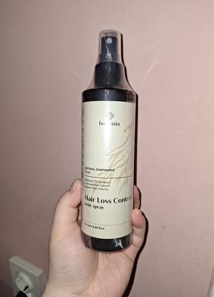 Тонік-спрей проти випадіння волосся hair loss control tonic spray bogenia