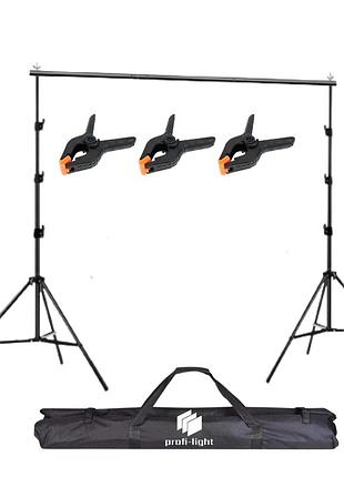 Студийные ворота держатель фона 2.6 х 3 м.profi-light dfs-2630 + сумка-чехол