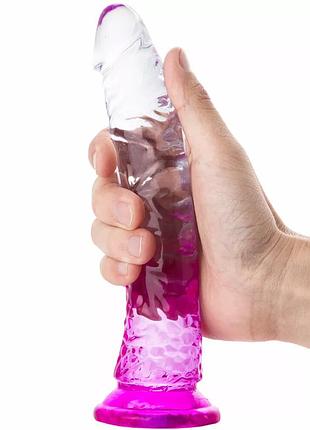 Силиконовый фаллоимитатор jelly dong l size 2