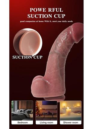 Фаллоимитатор на присоске alfa alejandro (liquid silicone) 5