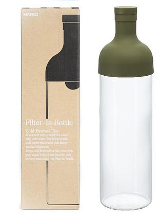 Бутылка hario 750 мл. cold brew tea bottle красная