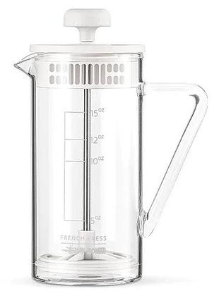 Френч прес 450 ml. mhw-3bomber gimme french press білий