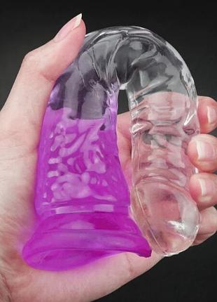 Силіконовий фалоімітатор jelly dong s size 3