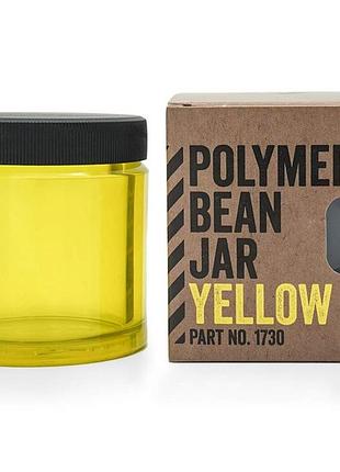 Емкость comandante polymer bean yellow баночка колба для кофемолки команданте из полимера