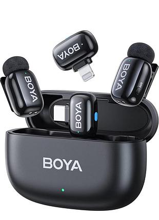 Мікрофон бездротової міні type-c/lightning iphone/android boya mini uc+di