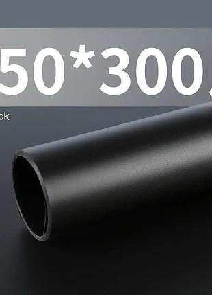 Виниловый пвх фон profi-light 150×300 см черный матовый