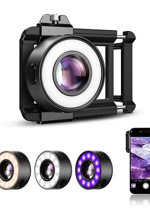 Портативный 120-кратный микроскоп для смартфона apexel apl-ms120