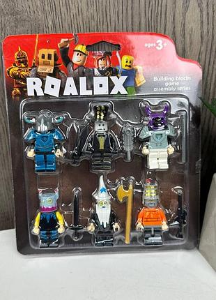 Набор фигурок лего roblox с предметам, игрушечные фигурки роблокс