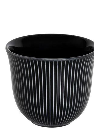 Чашка loveramics brewers 80ml embossed tasting cup black