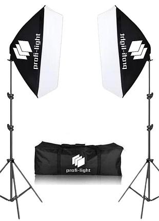 Набор постоянного студийного света 50х70 см profi-light ps-5712 с патроном е27
