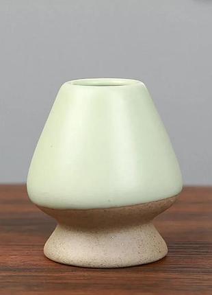 Кусенаоши green stone подставка под венчик для матчи