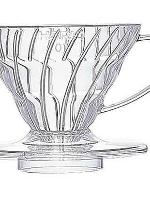 Пуровер hario v60 01 прозорий