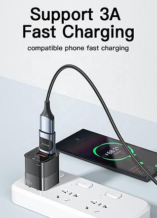 Адаптер essager usb/ type-c usb 3.0 a blue 5