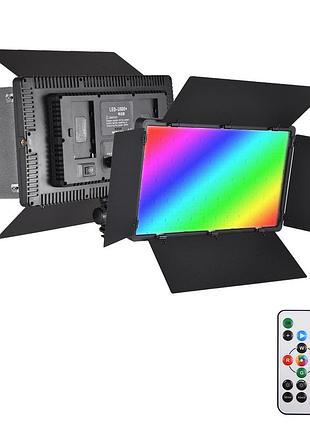 Панель світлодіодна rgb відеосвітло прямокутне 50вт cri 95+ ac prof u800 rgb