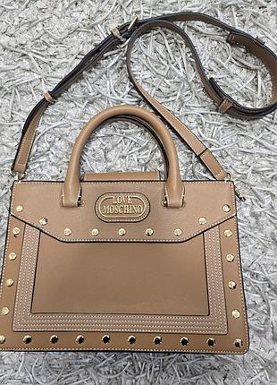Шикарная сумка кросс-боди женская love moschino.