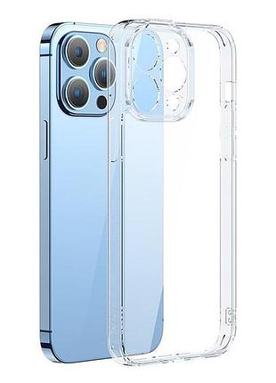 Чохол iphone 14 pro max прозорий термополіуретан baseus superceramic arcj010102