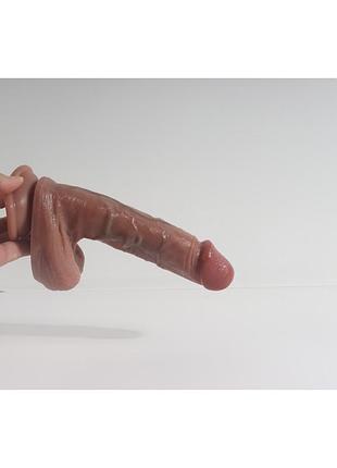 Фаллоимитатор на присоске alfa dick (liquid silicone) 5