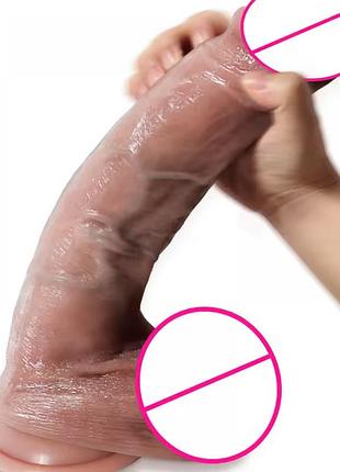 Фаллоимитатор на присоске alfa dick (liquid silicone) 7