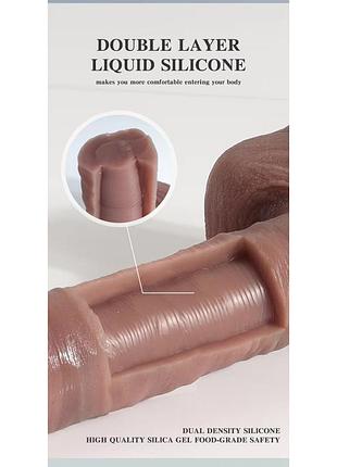 Фаллоимитатор на присоске alfa dick (liquid silicone) 10