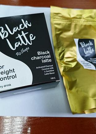 Black latte - угольный латте напиток для похудения (блек латте) - коробка
