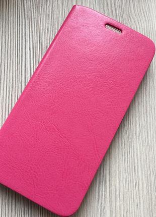 Рожева шкіряна книжечка samsung galaxy s5 в упаковці