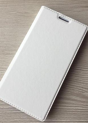 Белая книжечка для samsung galaxy a5 a510 на магните в упаковке