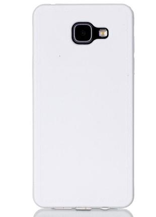 Чехол белый для samsung galaxy a3 (2016)