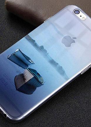 Преміум силіконовий чохол з "човниками в 3d" для iphone 7/8