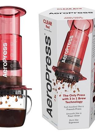 Аэропресс aeropress clear red