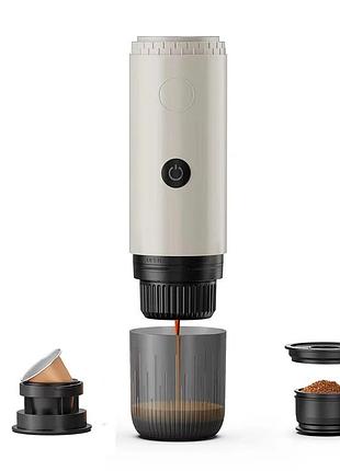 Портативная кофеварка icafilas espresso maker 19 bar с нагреванием белая