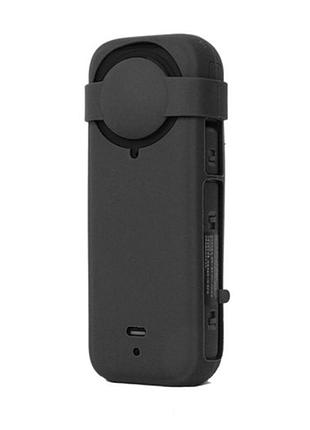 Силіконовий чохол insta360 x4 з ковпачком на лінзи ac prof g1