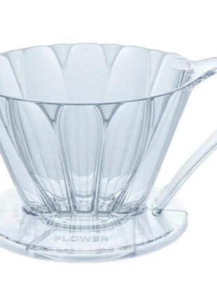 Пуровер cafec tritan flower dripper oval 102