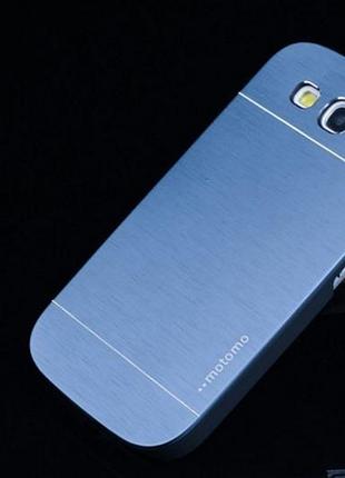 Блакитний чохол "motomo" на samsung galaxys3 (i9300) та s3 duos