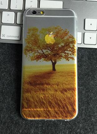 Силіконовий чохол "осінь" для iphone 6/6s