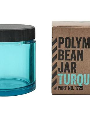 Емкость comandante polymer bean turquoise баночка колба для кофемолки команданте из полимера
