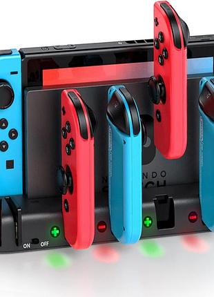 Підставка зарядка для контролерів nintendo switch stand / oled oivo kdd-001